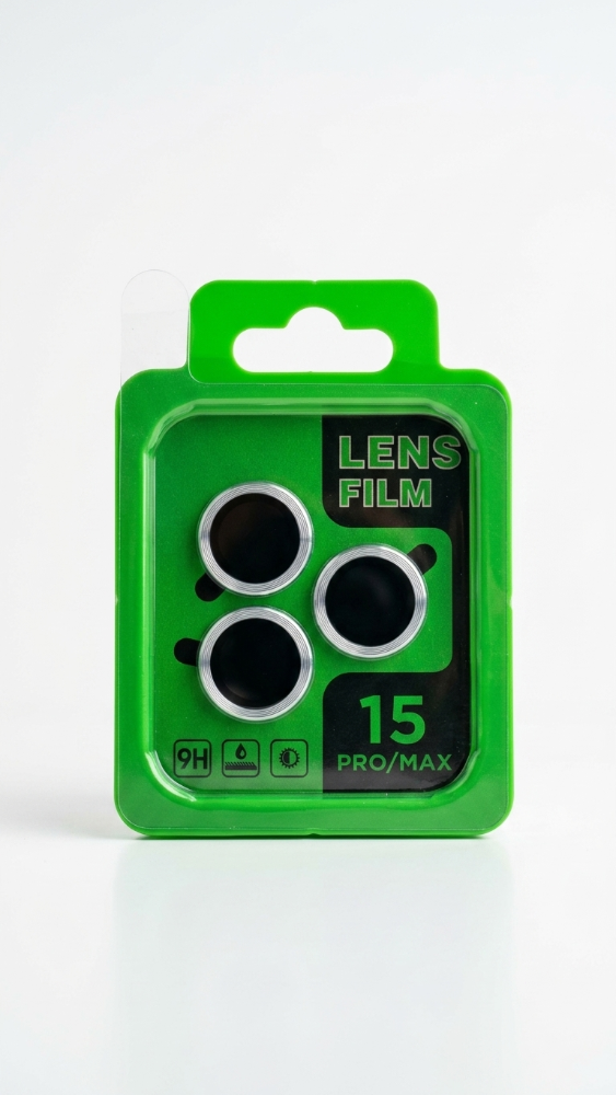 Protector de camara 15ProMax Plateado
