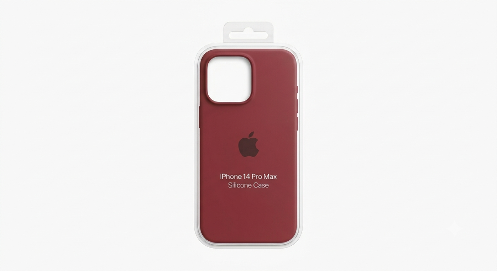 Silicon Cases 14ProMax rojo viejo