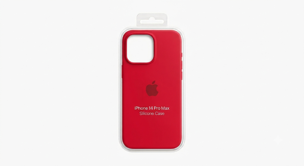 Silicon Cases 14ProMax rojo
