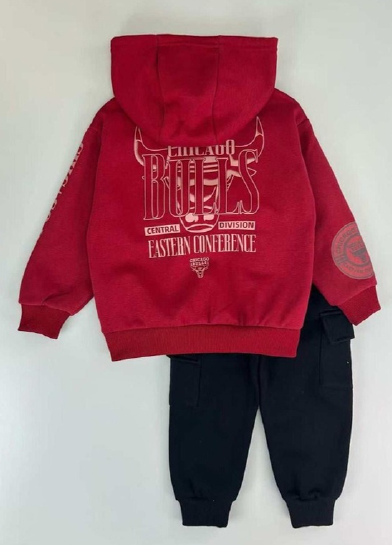 Conjunto infantil Zara #80 - rojo con capucha