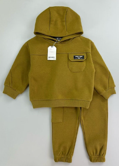 Conjunto infantil Zara #122 - mostaza con capucha