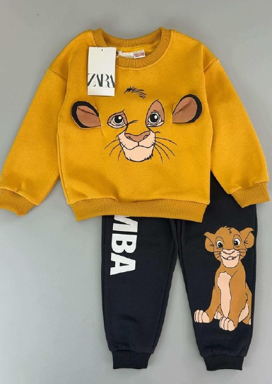 Conjunto infantil Zara #85 - Simba amarillo