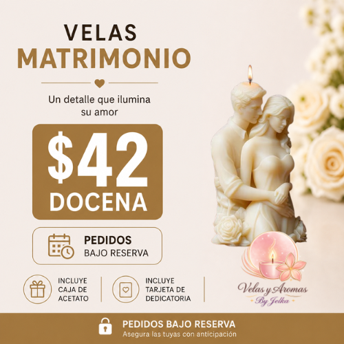 VELA PAREJA SANVALENTIN