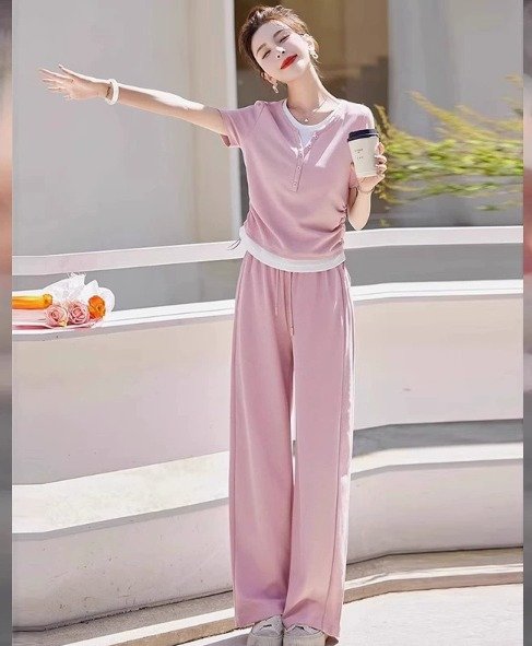 CONJUNTO DEPORTIVO INFORMAL - COLOR CONJUNTO ROSA