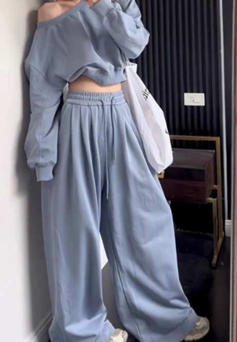CONJUNTO DE TRAJE INFORMAL DE CORTE HOLGADO