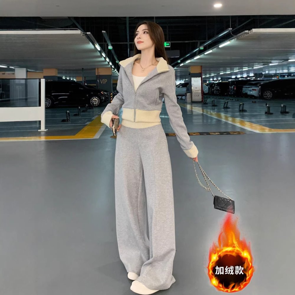 CONJUNTO COREANO - COLOR GRIS