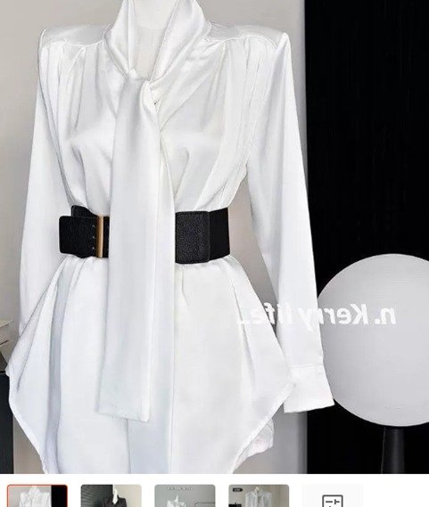 VESTIDO ELEGANTE ESTILO FRANCES - COLOR BLANCO