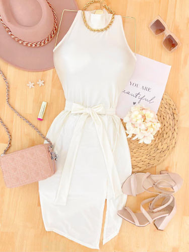 VESTIDO ARAY IVORY-S