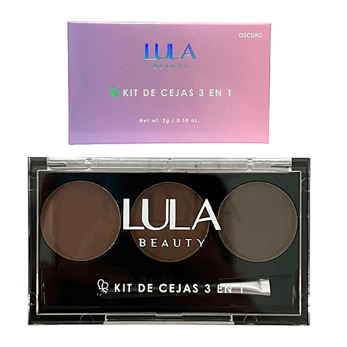 KIT DE CEJAS 3 EN 1 LULA OSCURO
