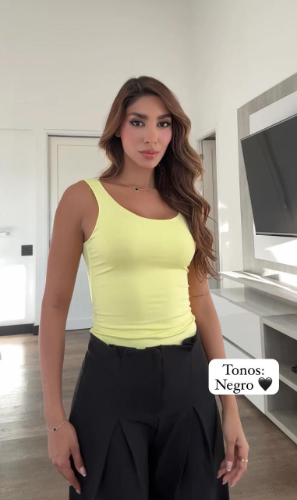Body básico tiras NEGRO