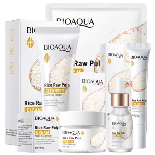 Kit Promo facial 5 productos Arroz bioaqua