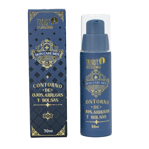 CONTORNO DE OJOS, ARRUGAS Y BOLSAS HOMBRES 30ML TRENDY SKINCARE