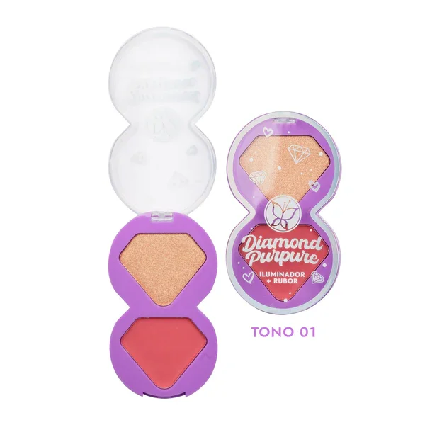 Iluminador + Rubor Diamond  TONO 1
