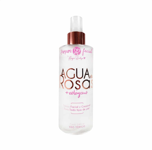 Tonico Facial Agua de rosas 250ml  Purpure