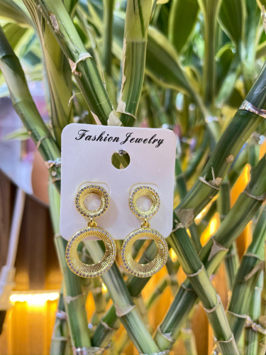 Arete circulo doble grande