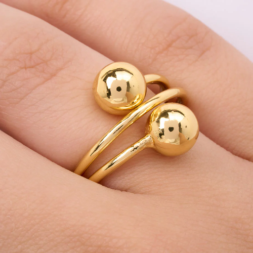 Anillo A #8 Ajustable Rodinado