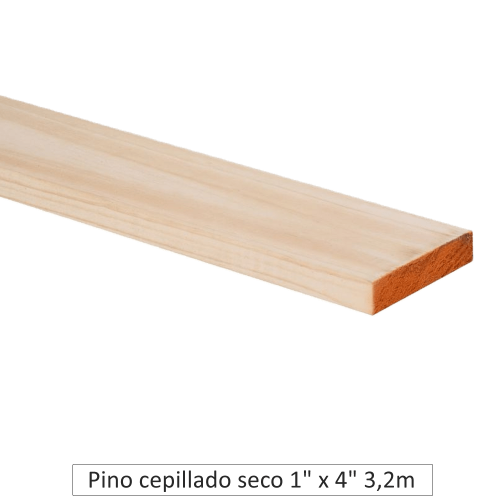 Pino Cepillado 1x4