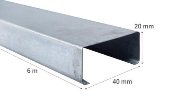 Montante Estructural (C 2x4) 6 Metros