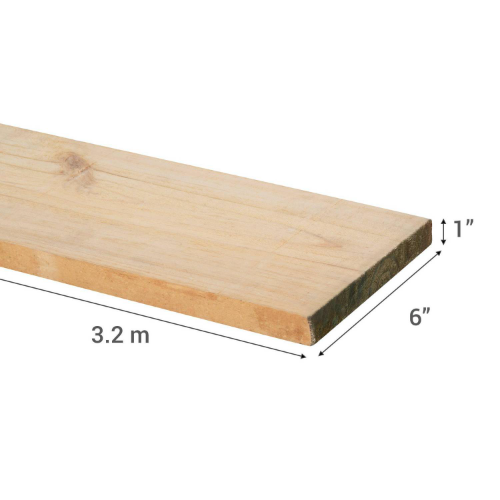 Pino 1x6 Bruto