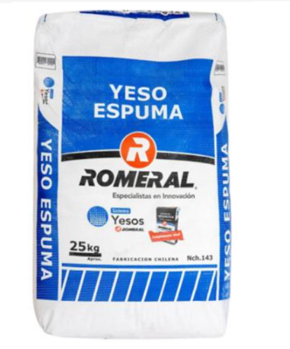 Yeso Espuma Romeral 25 K