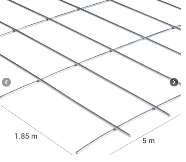 Malla Metálico 3G9 Galvanizado 1. 85X5 M