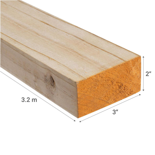 Pino Cepillado 2x3