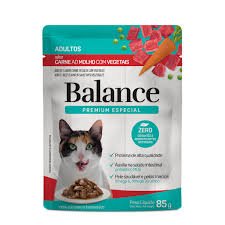 Balance gato carne y vegetales 85g