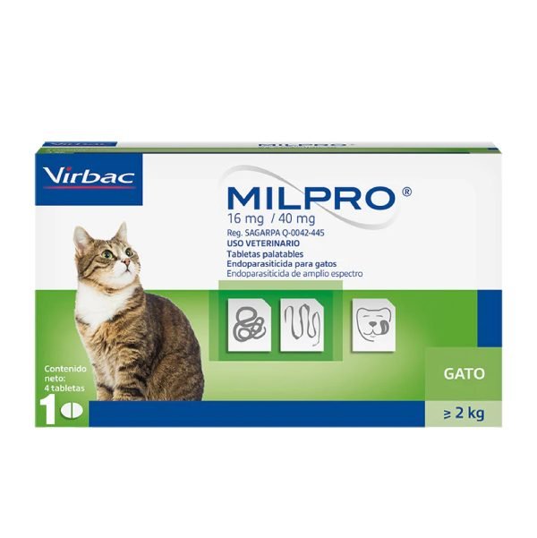 Milpro gato adulto x comprimido