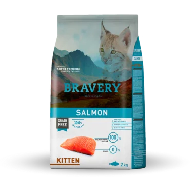Bravery kitten salmon 2kg