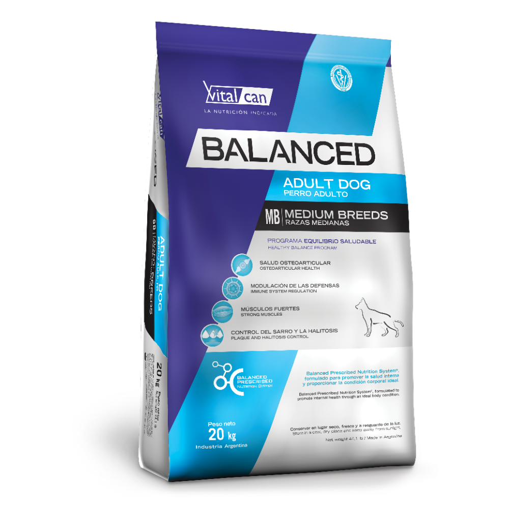 Balanced perro adulto raza pequeña 3kg