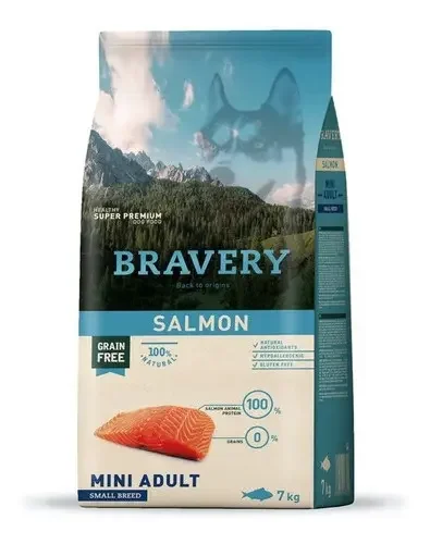 Bravery  salmon adulto raza pequeña 7kg