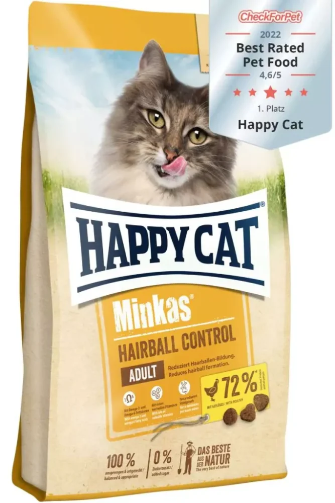 Happy cats gato adulto bola de pelo 4kg
