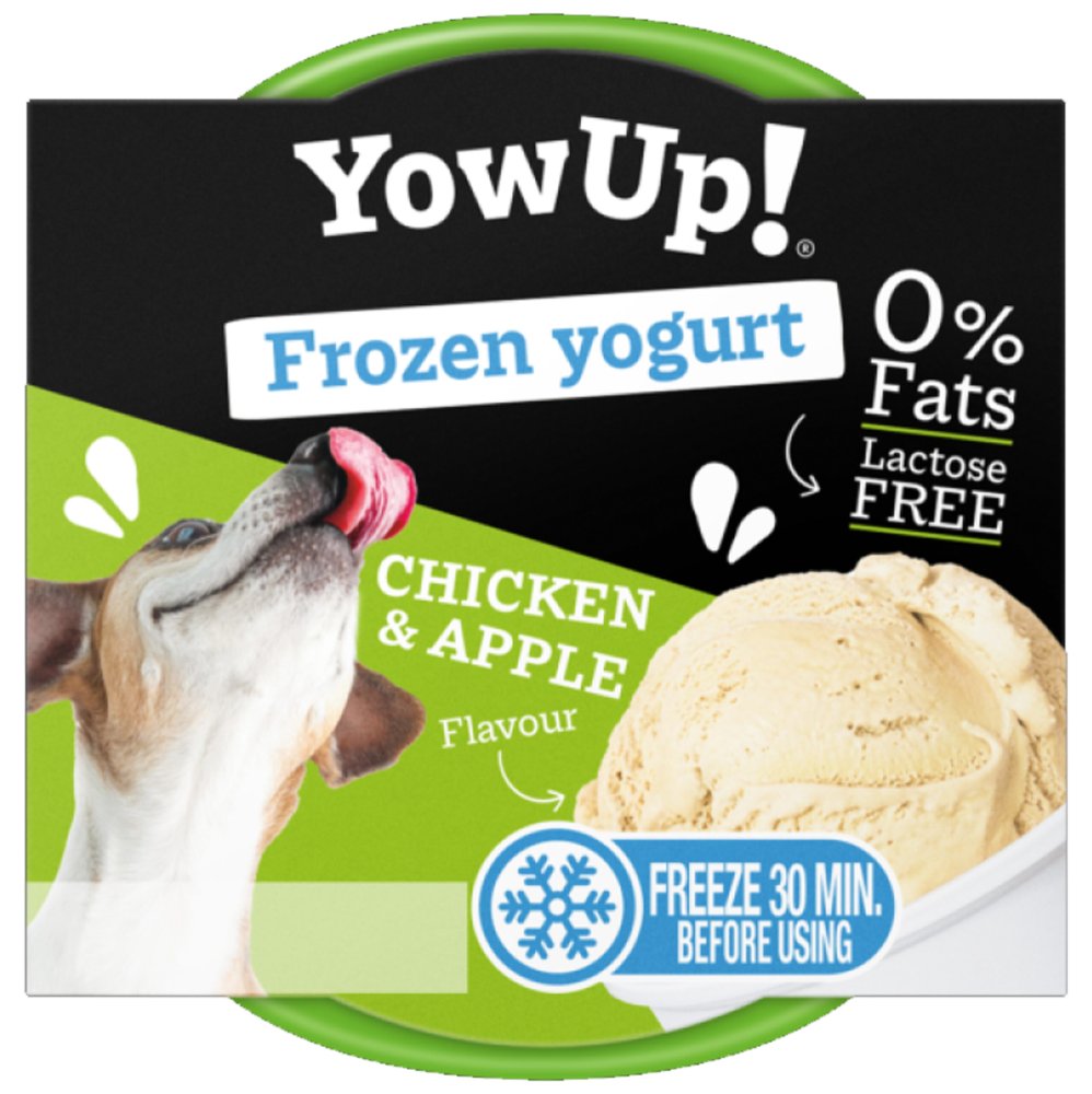 Helado Frozen Yowup pollo y manzana
