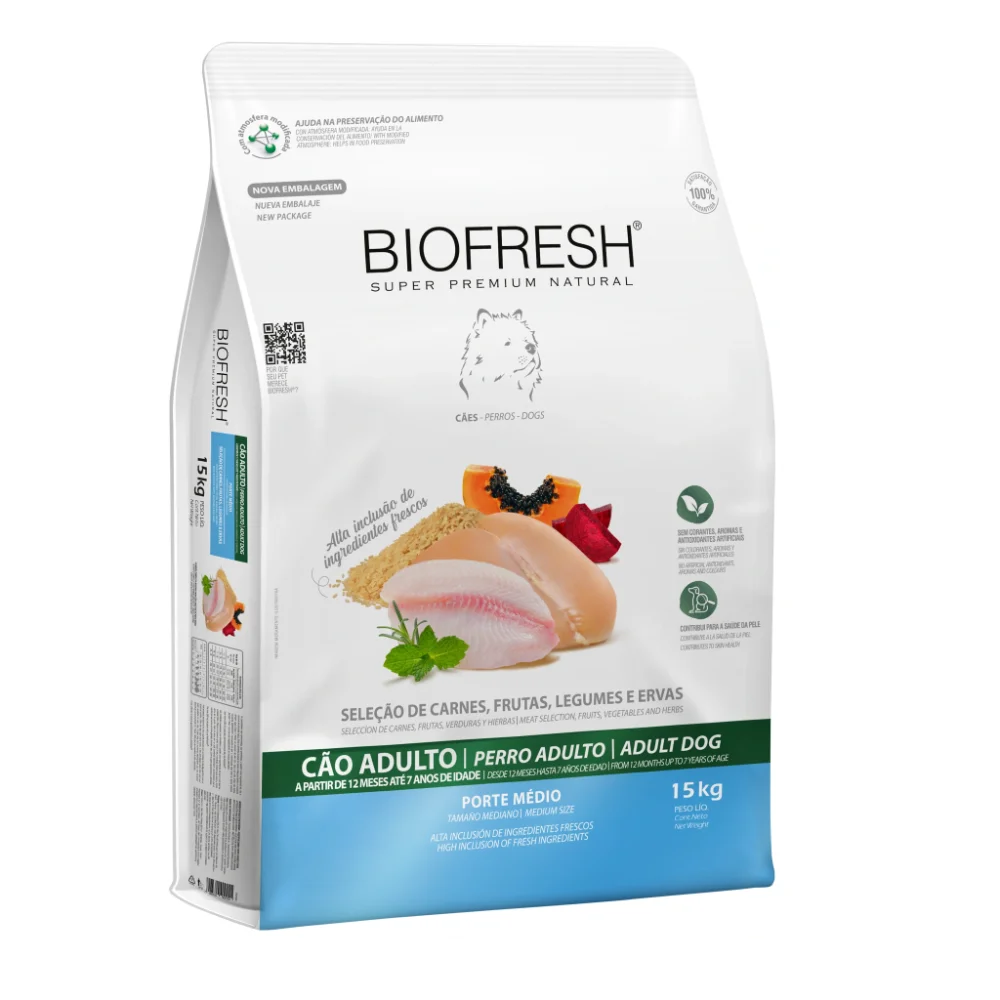 Biofresh adulto raza mediana 15kg