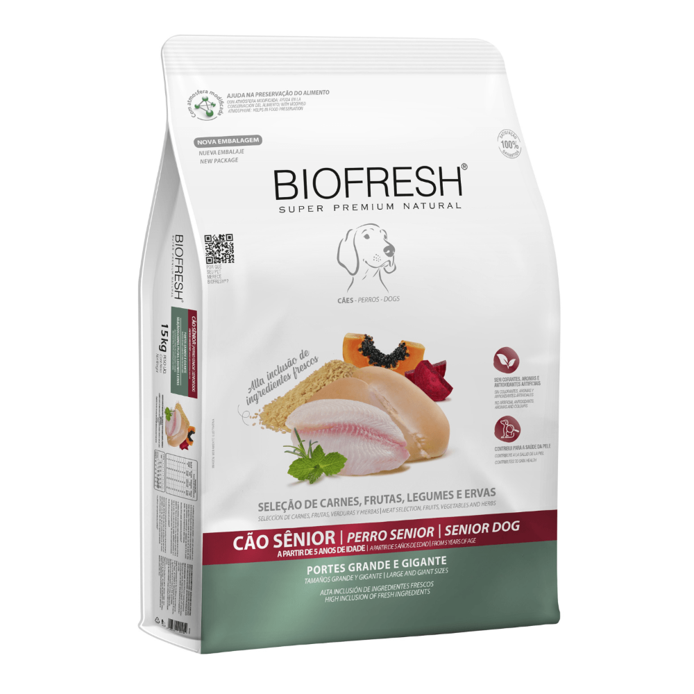 Biofresh senior raza mediana y grande 15kg