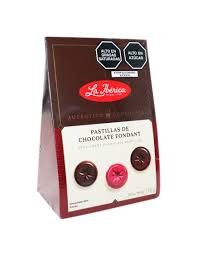 pastillas de chocolate fondant 150g