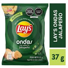 lays ondas jalapeño 37g
