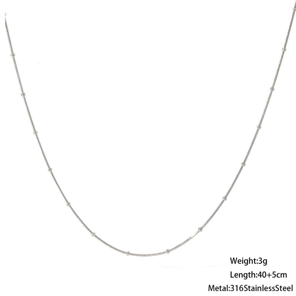Collar de Cuentas Esfera Urban plata