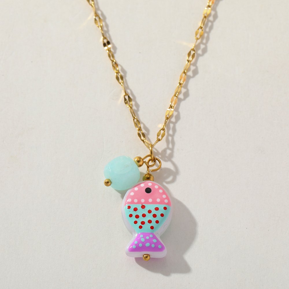 Collar Multidijes Marina Vibes azul
