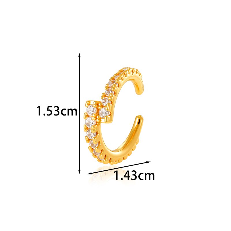 Ear Cuff Estrellas Glitz (Estilo INS) 5