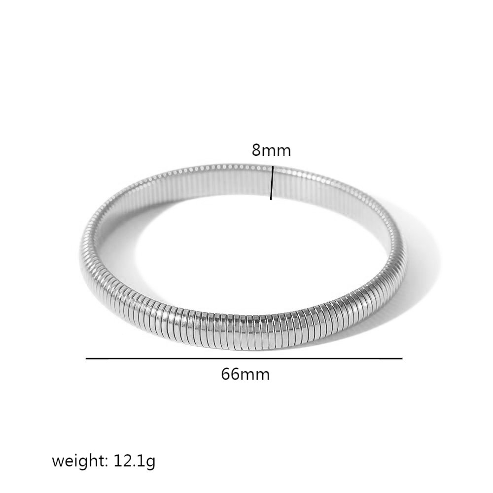 Brazalete Rígido Números Romanos plata 2