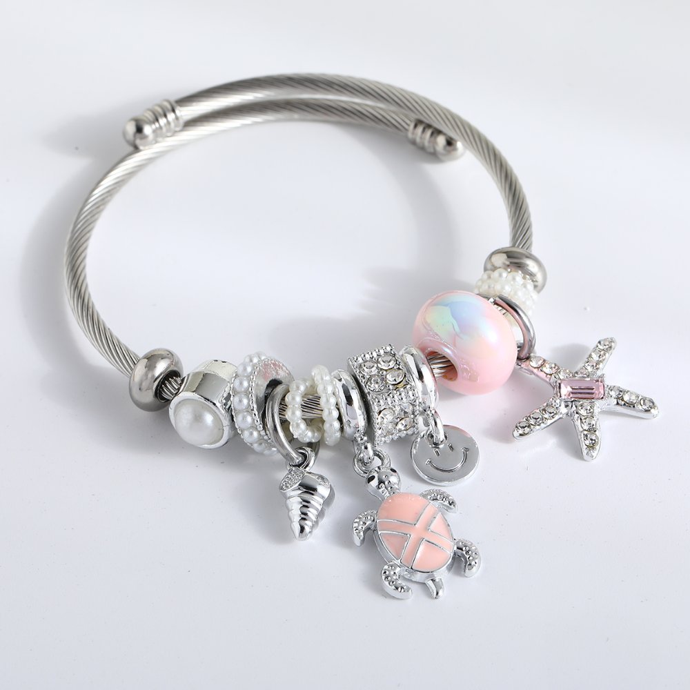 Brazalete Playero Paradise Beach rosa