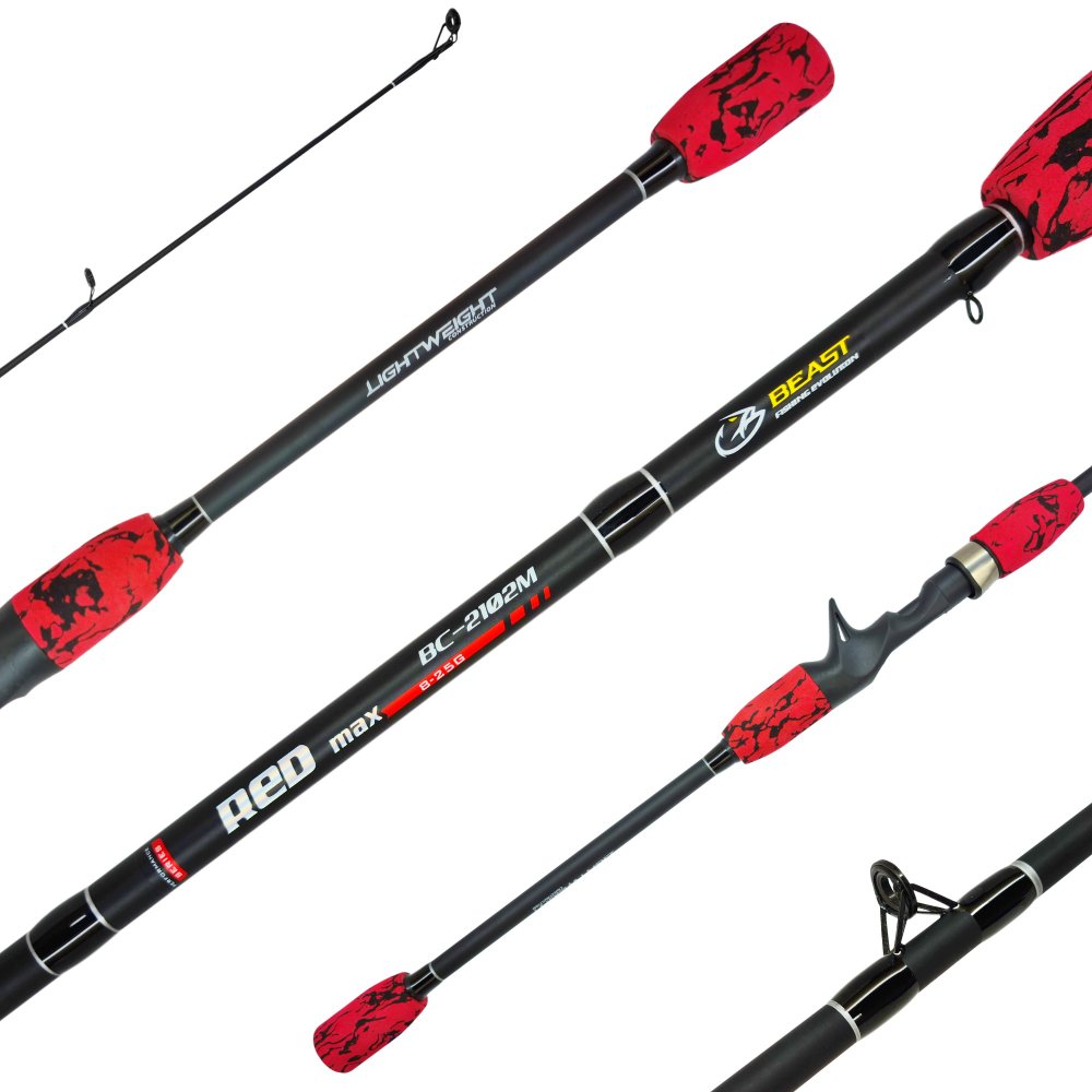Caña Caster Red Max 2.10m Bait Casting