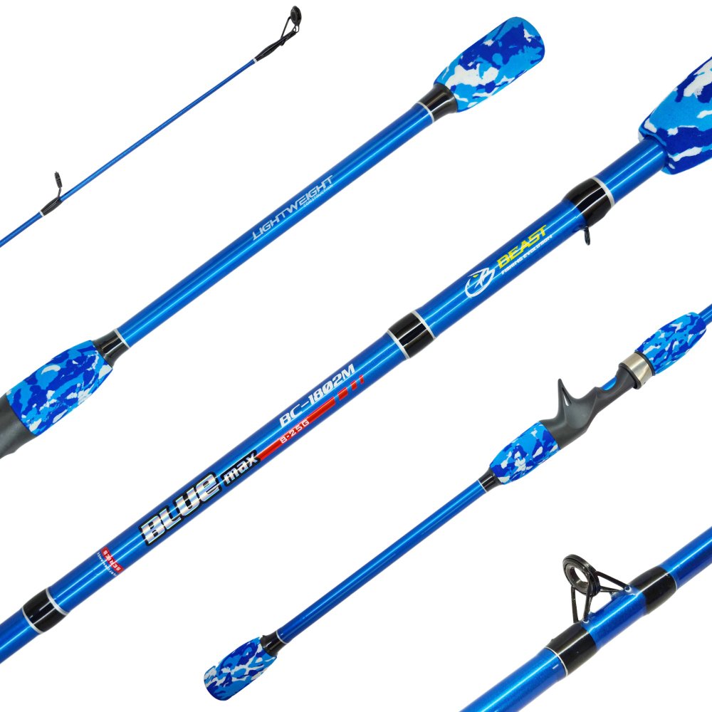 Caña Beast Blue Max 1.80m Bait Casting