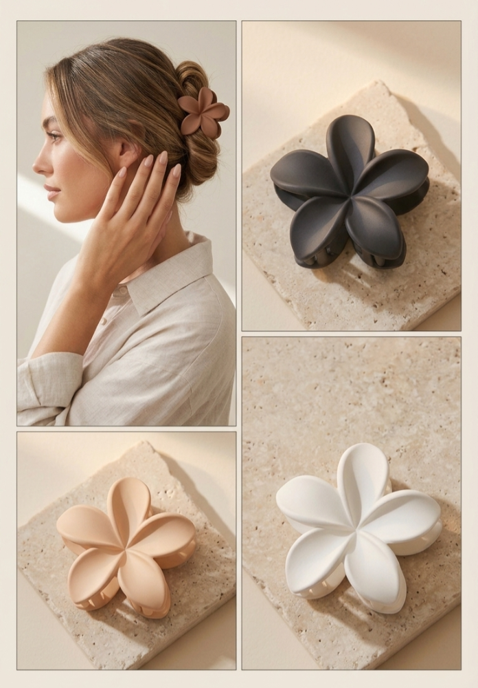 Pinzas de pelo Pequeñas de Flor