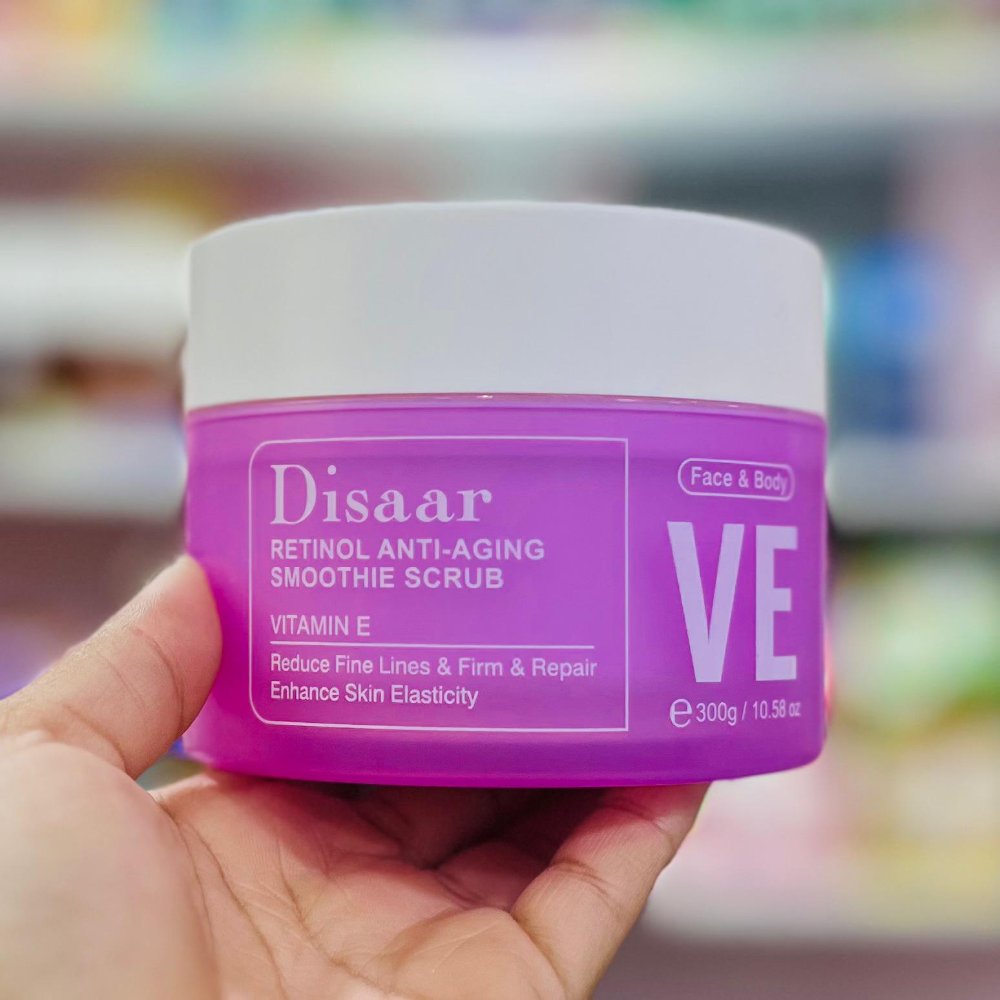 Exfoliante Corporal y Facial Disaar Retinol & Vitamina E (300 g) $6,98