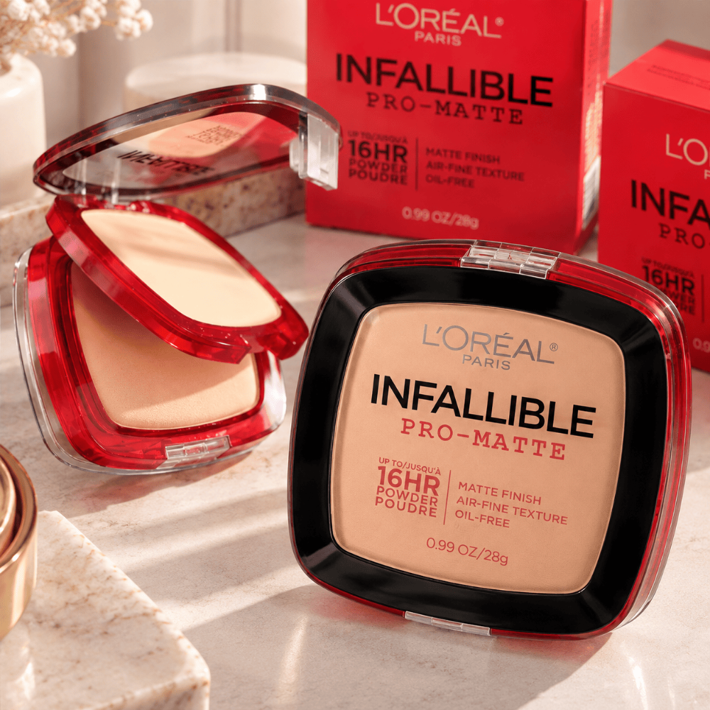 Compacto Infallible Doble Pro-Matte L'Oréal