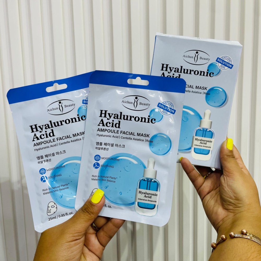 Mascarilla Facial con Acido Hialurónico