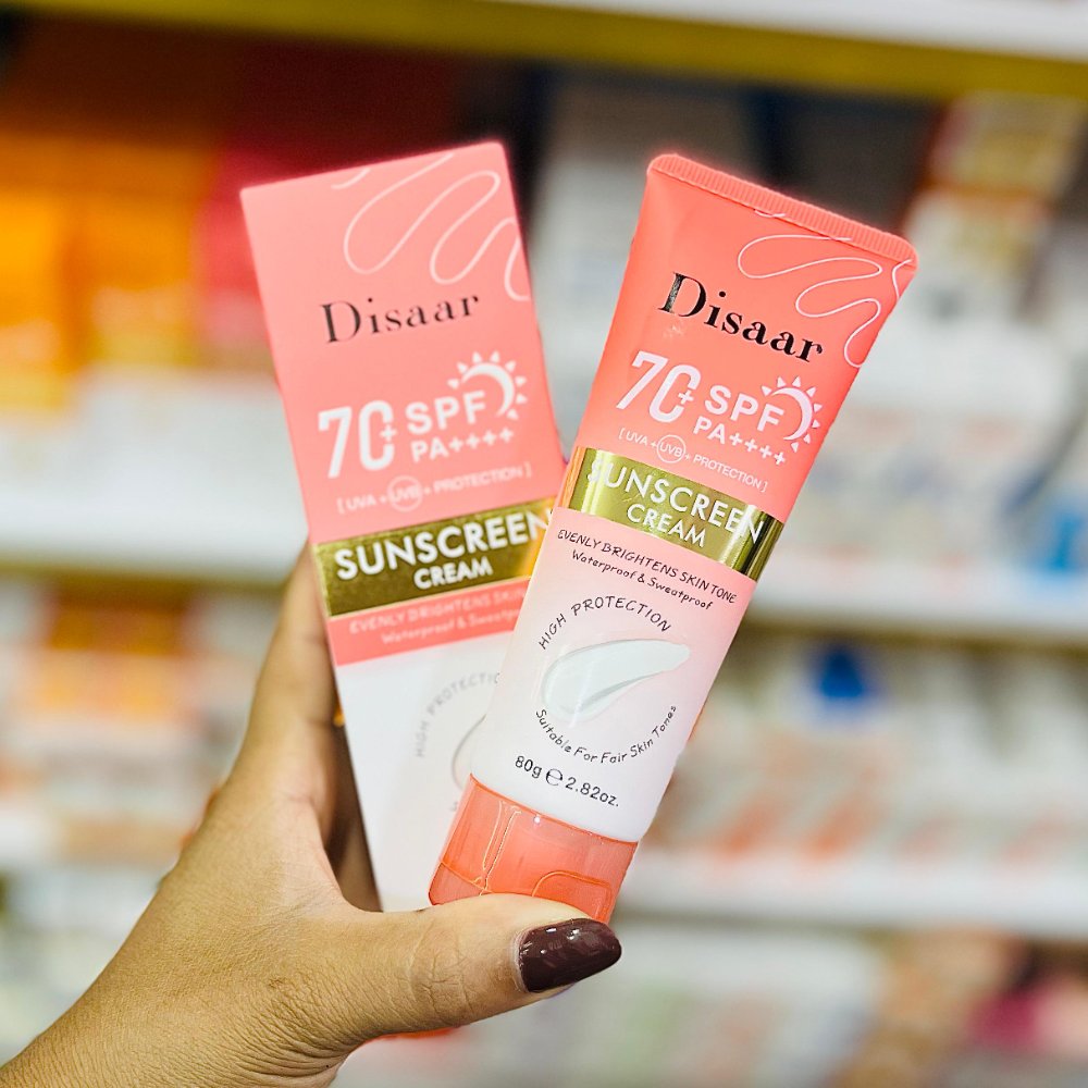 Protector Solar Disaar SPF 70+ (80 g) Unificador/Aclarante