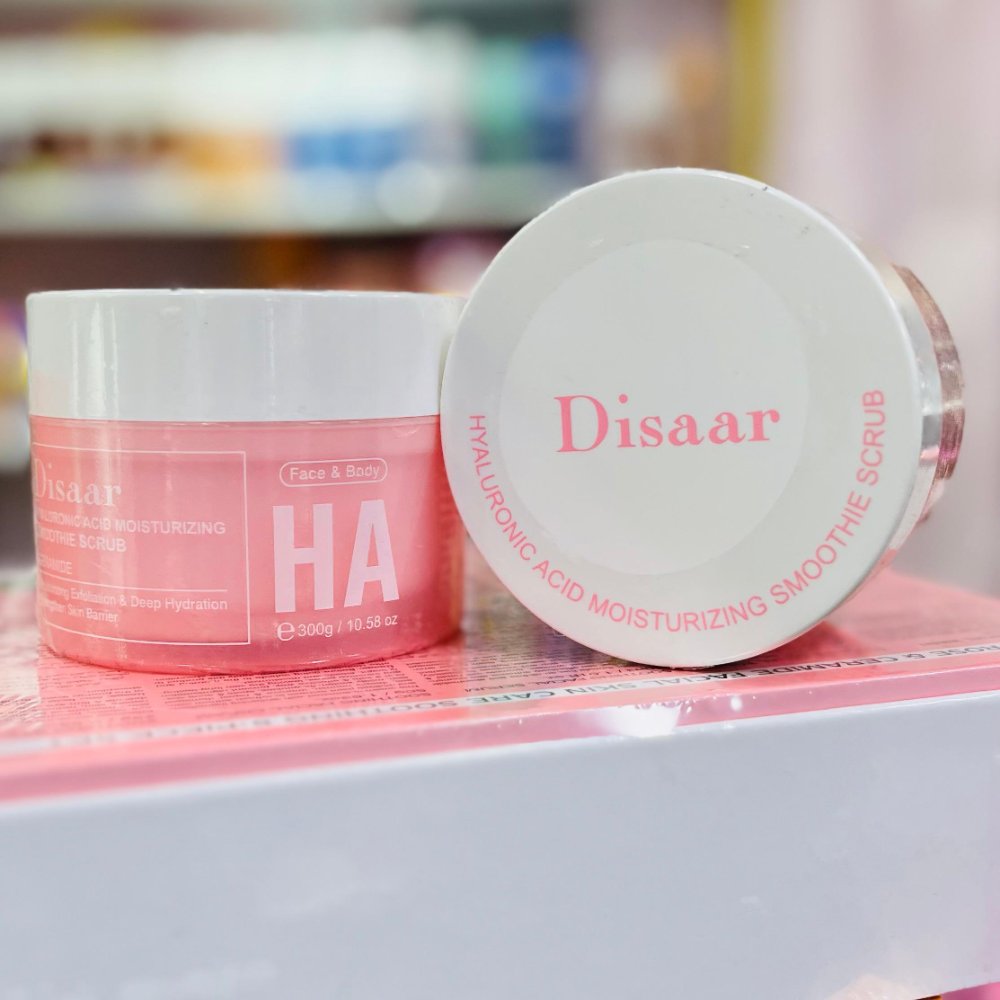 Exfoliante Corporal y Facial Disaar Ácido Hialurónico & Ceramidas (300 g)